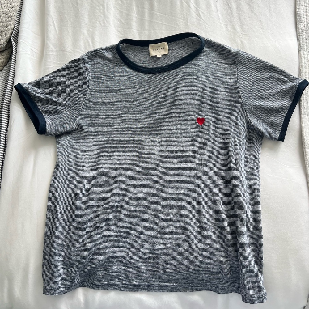 Sezane striped tee